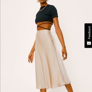 Nasty Gal midi skirt